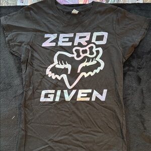 Fox Black Kids Tee with Pastel Graphic